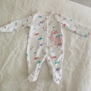 Carter's 3-6MO dinosaur sleeper
